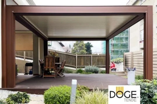 Pergola bioclimatica in alluminio  Treviso