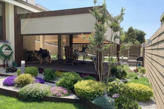 Pergola con chiusure laterali Padova Selvazzano
